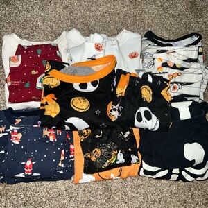 Halloween & Christmas holiday Pajamas bundle ALL SIZE 4T